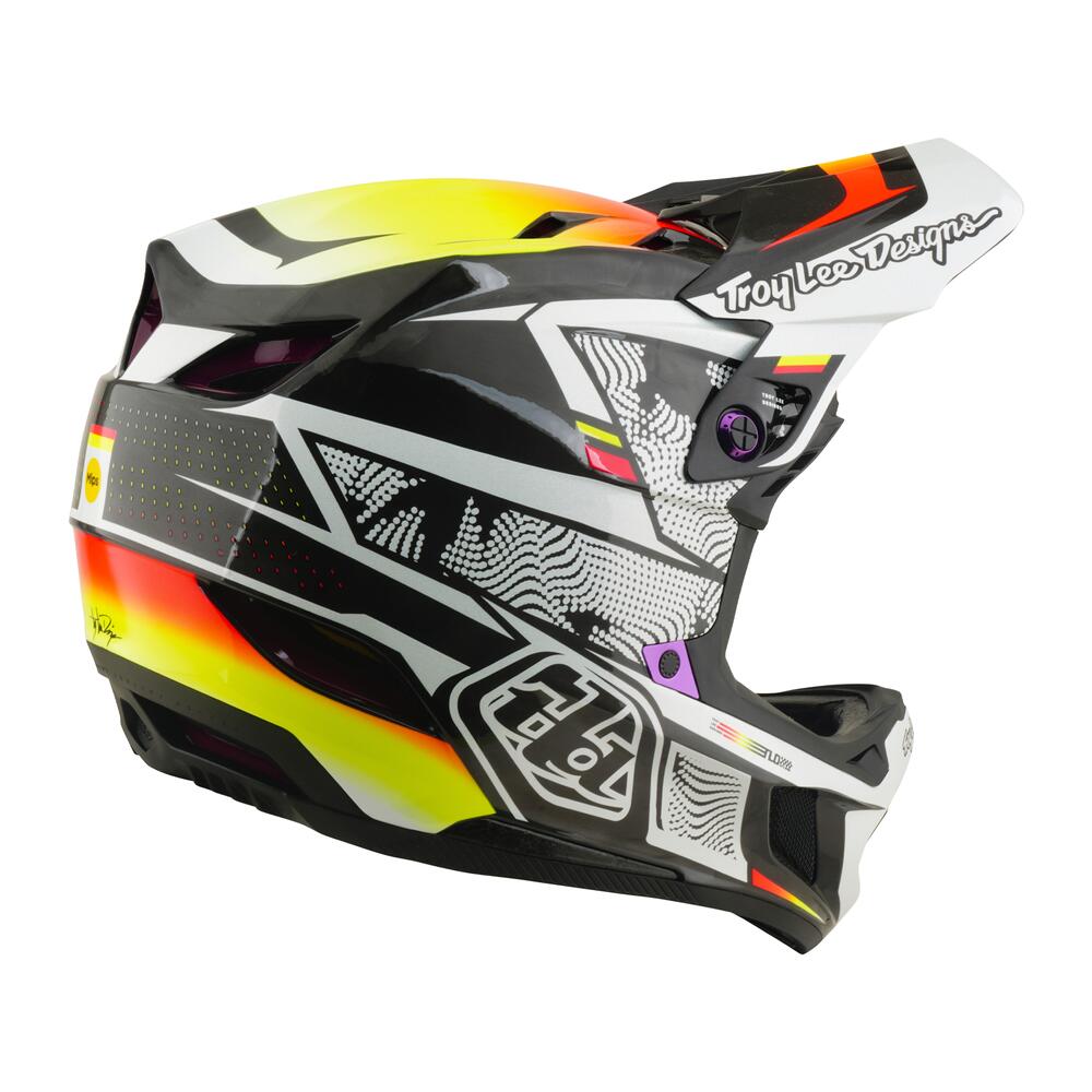 Casque de MTB D4 Carbon - Lined Up - Noir 5/6