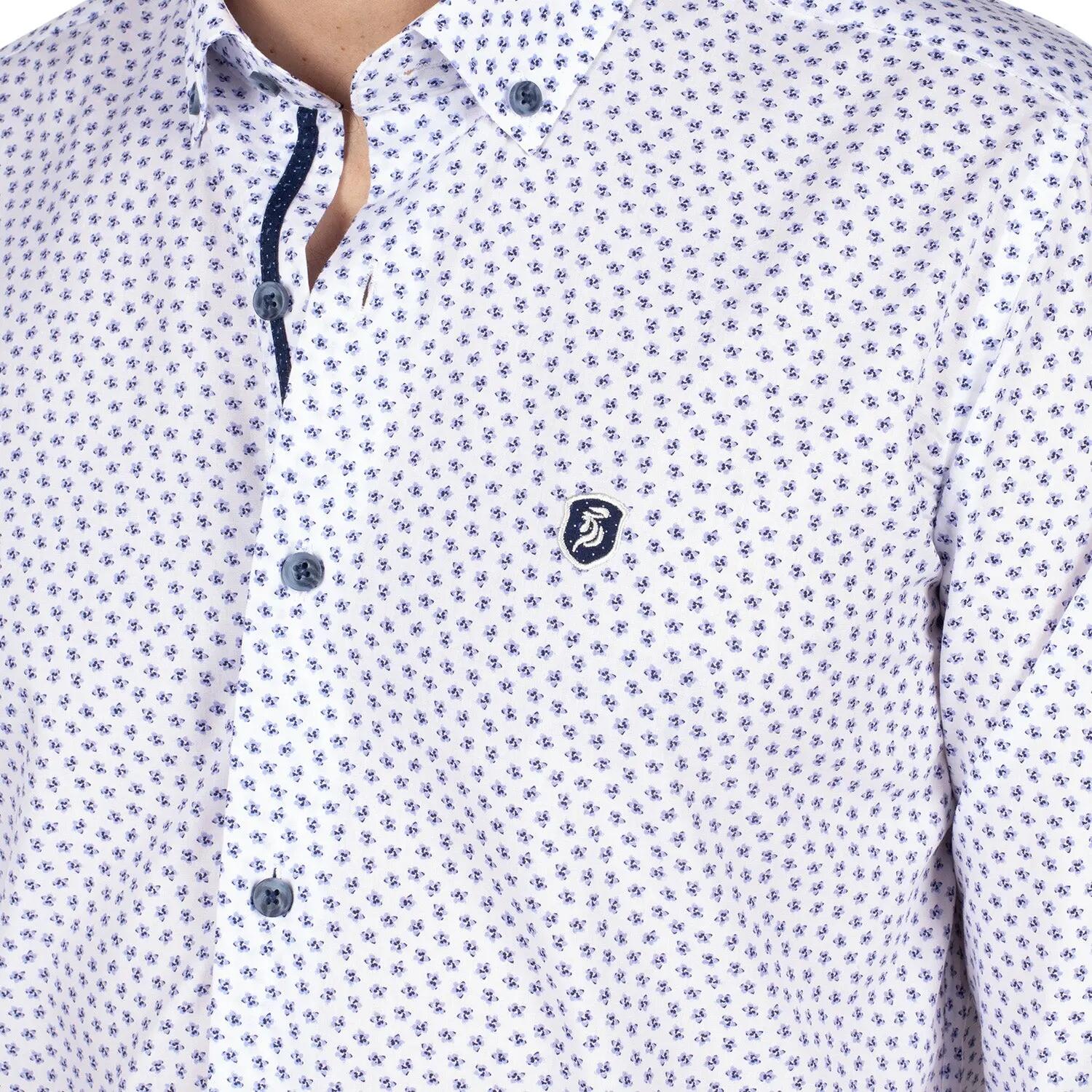 Chemise liberty flower wave homme 3/4