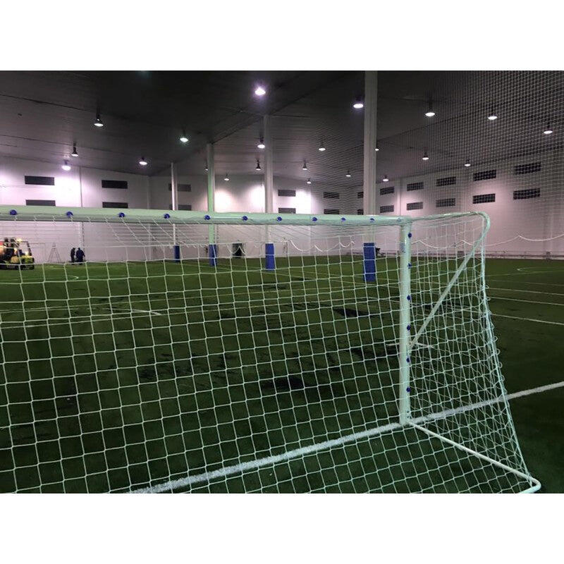 Set Metallic Football Goals Regulation Size Fixed 100 Mm Tube 2/2
