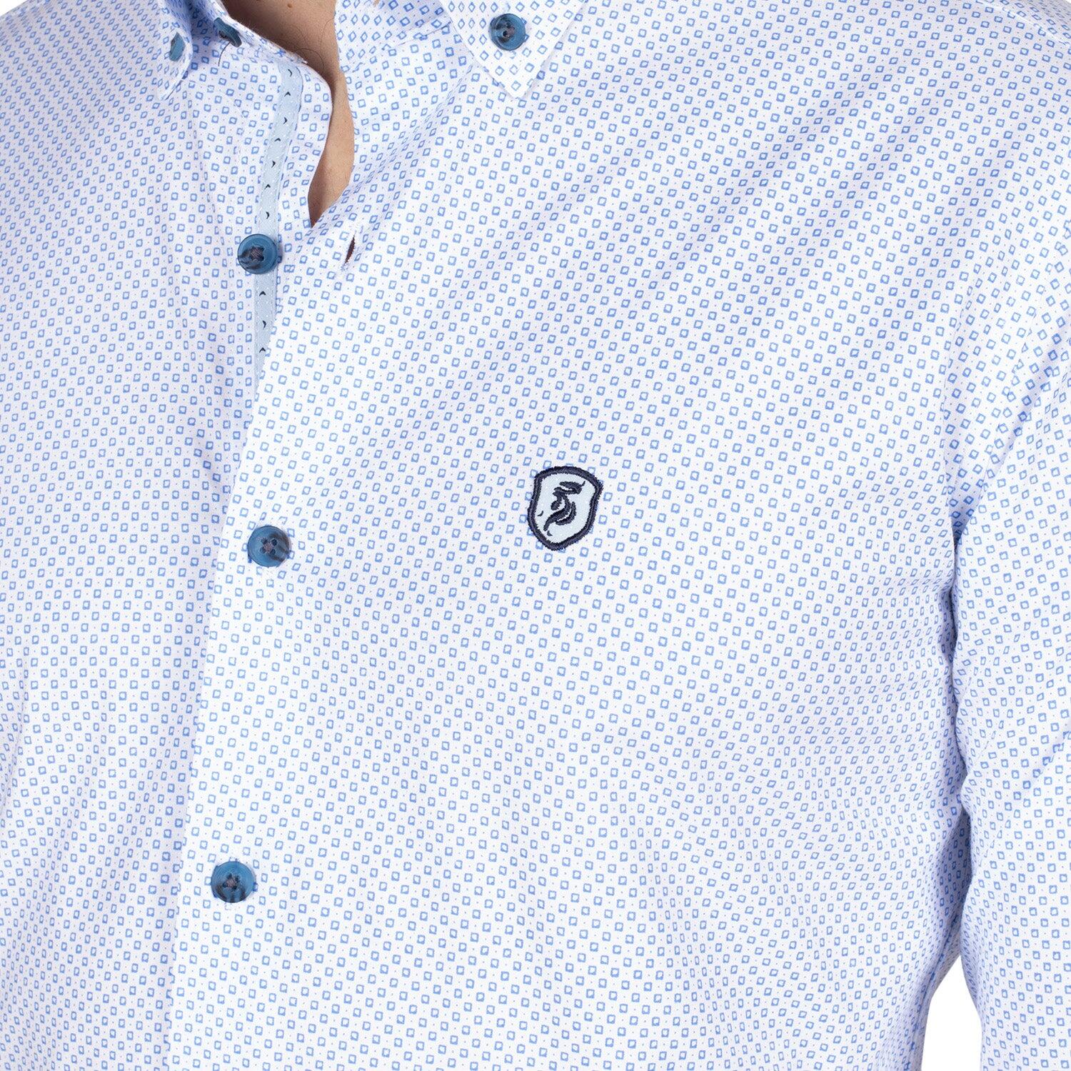 Chemise liberty coq écusson  homme 3/3