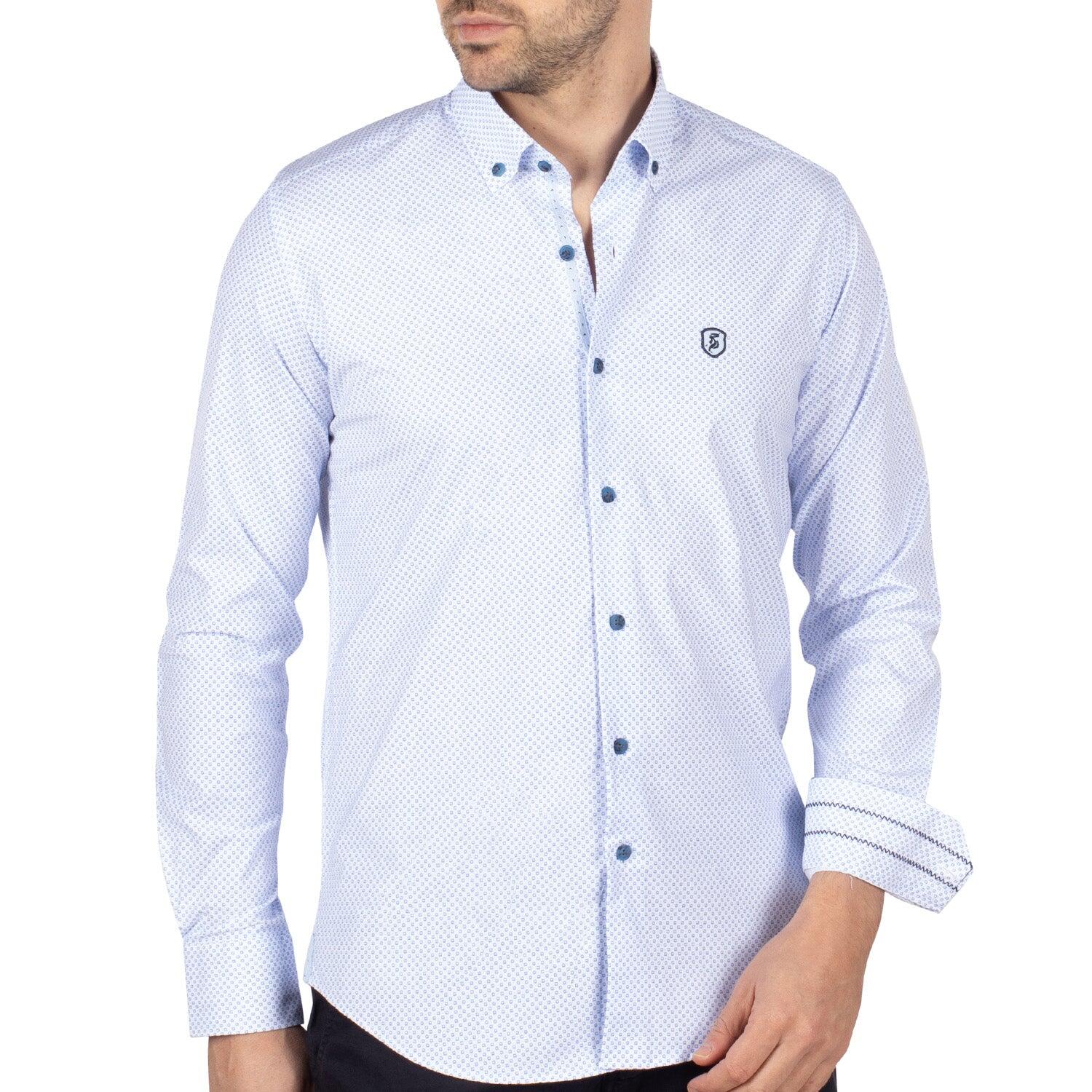Chemise liberty coq écusson  homme 1/3