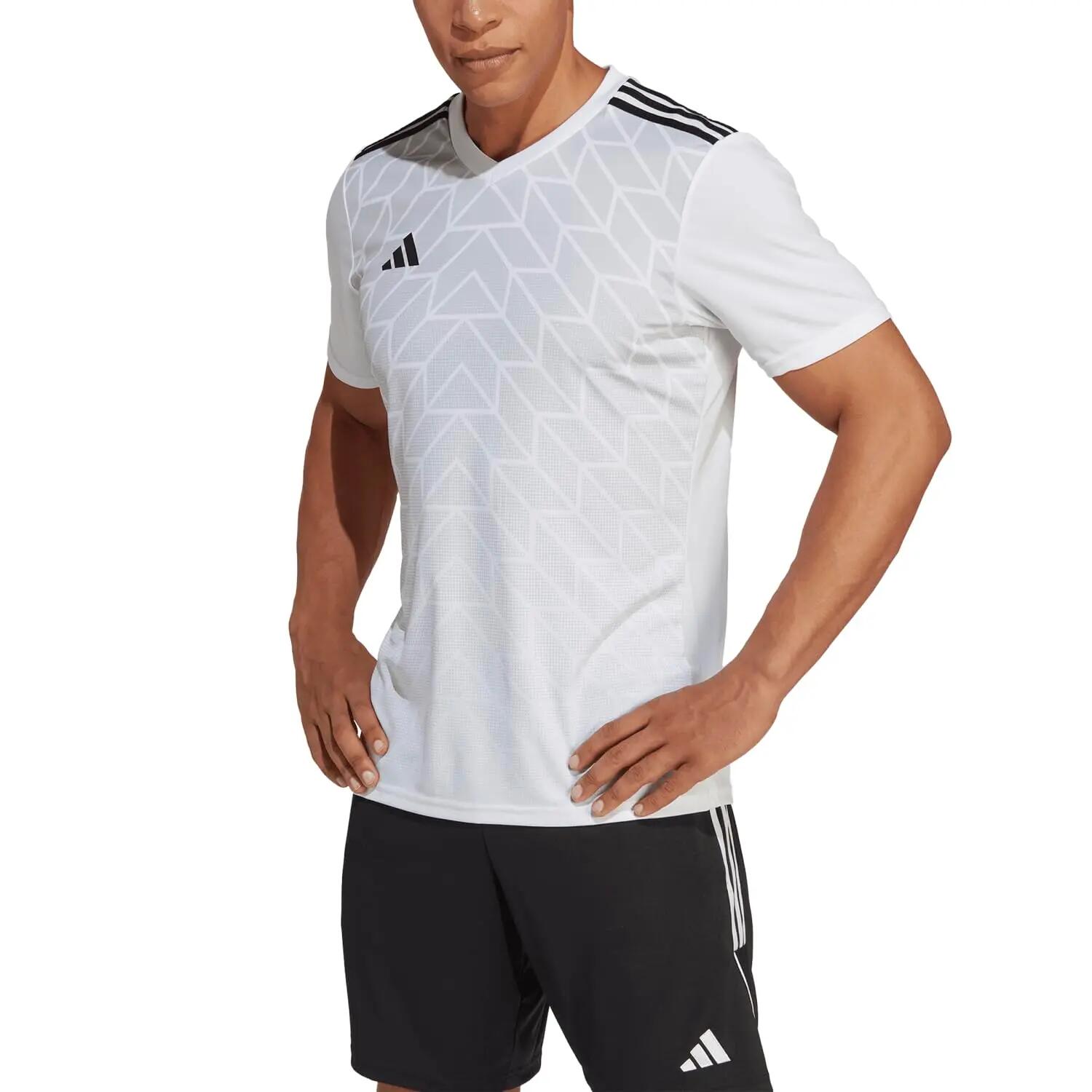 adidas Team Icon 23 maillot de football homme blanc 6/7