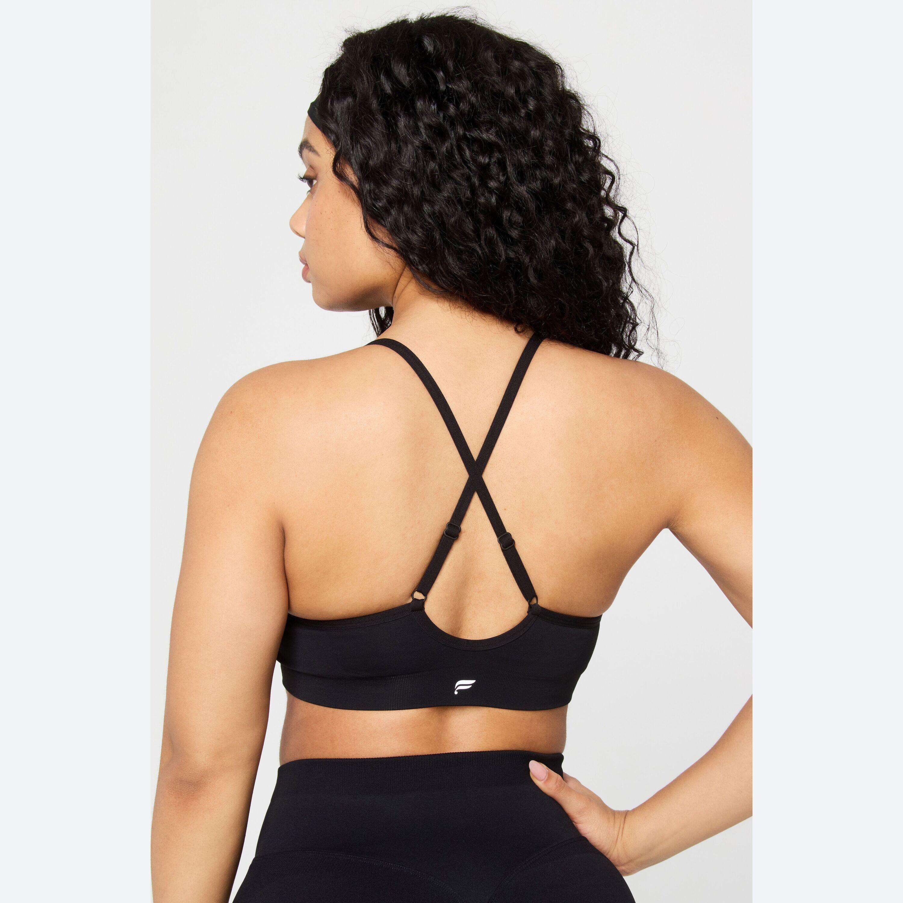 Soutien-Gorge À Bretelles Fines Et Sans Coutures, À Faible Adhérence Et Col Rond 3/4