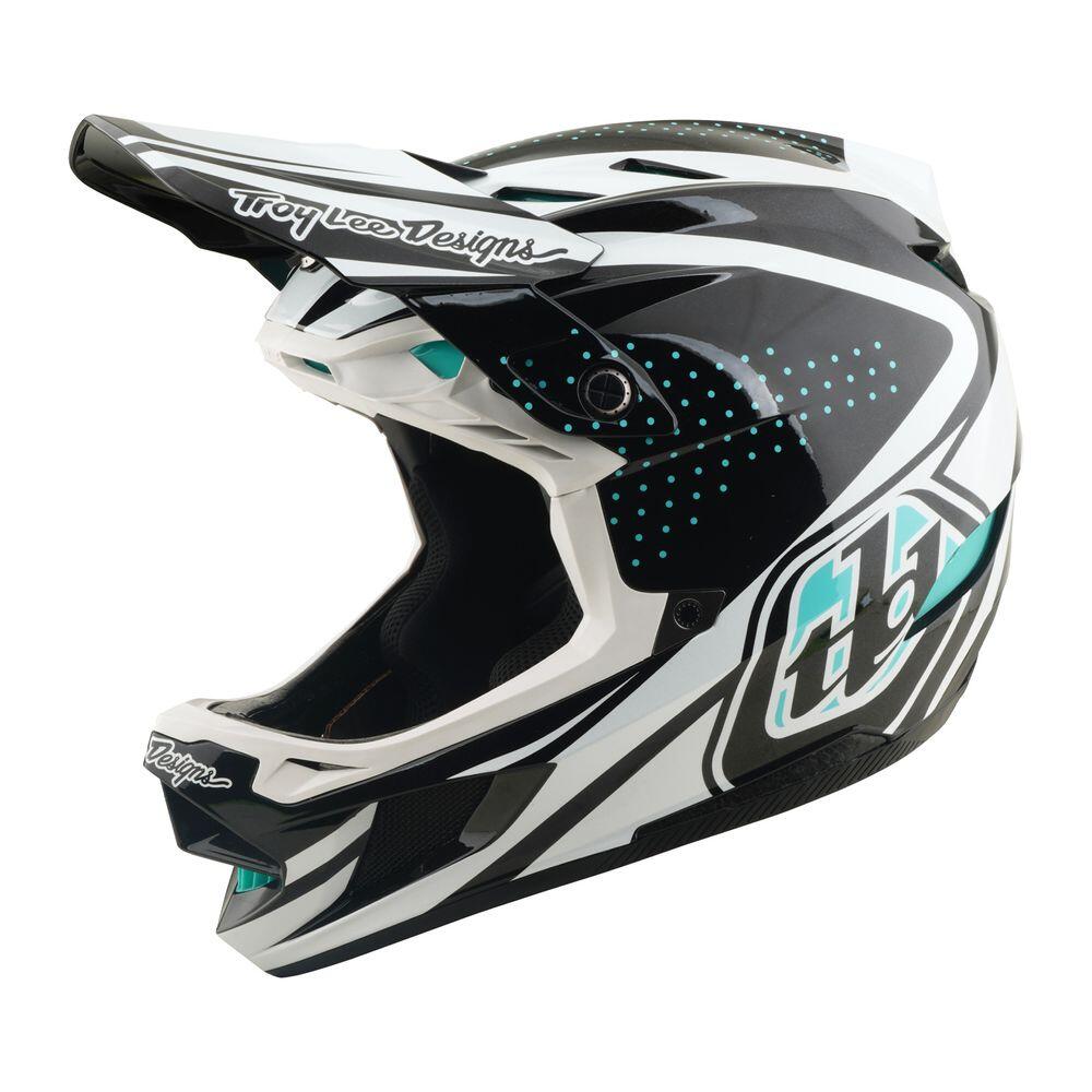 Casque VTT D4 Polyacrylite - The Line - Gris / Blanc 3/6