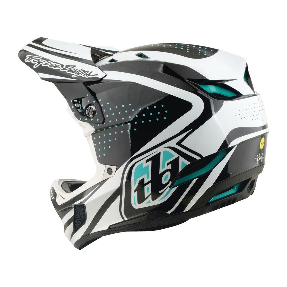 Casque VTT D4 Polyacrylite - The Line - Gris / Blanc 6/6