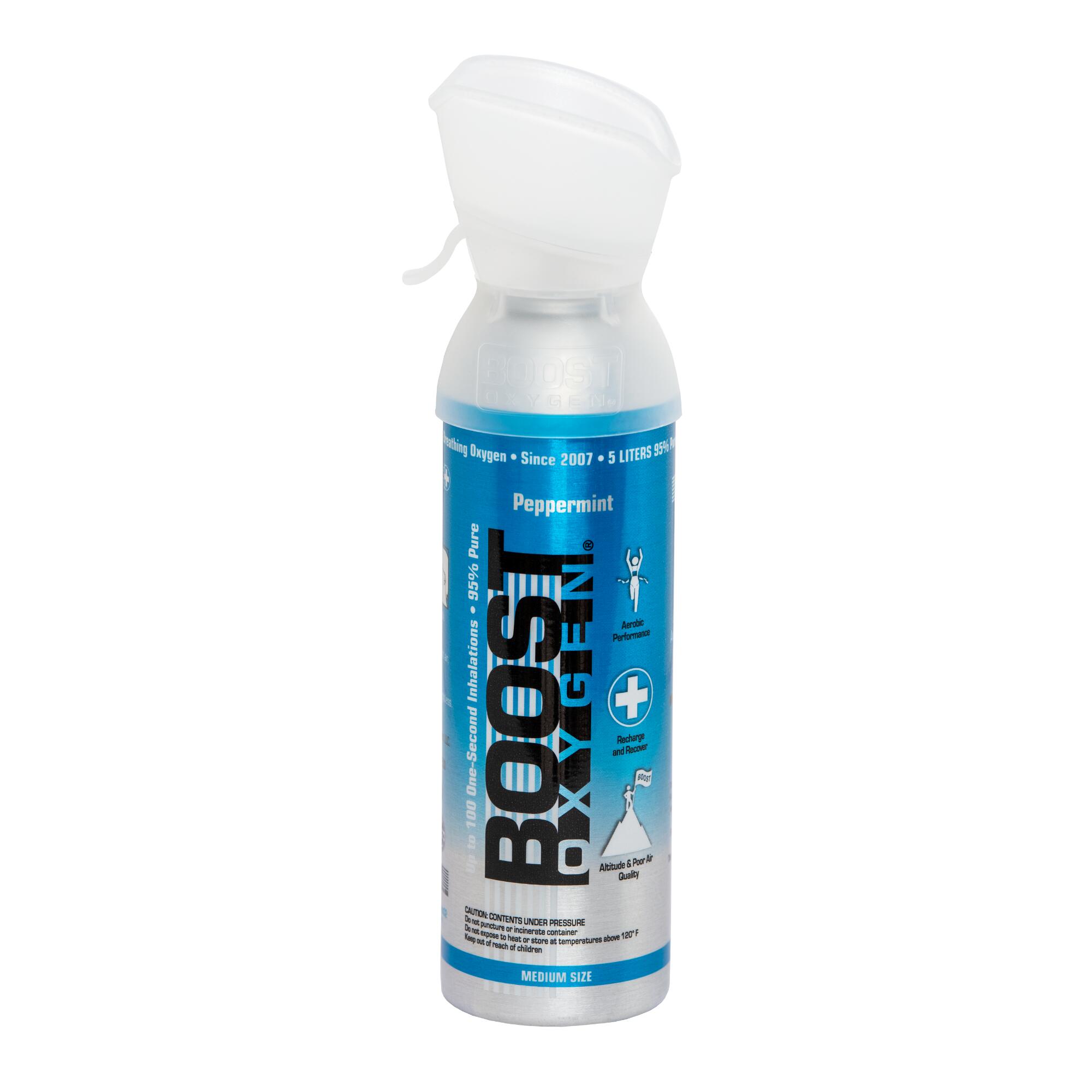 BOOST OXYGEN Doplňkový kyslík v plechovce Peppermint, střední, 5L