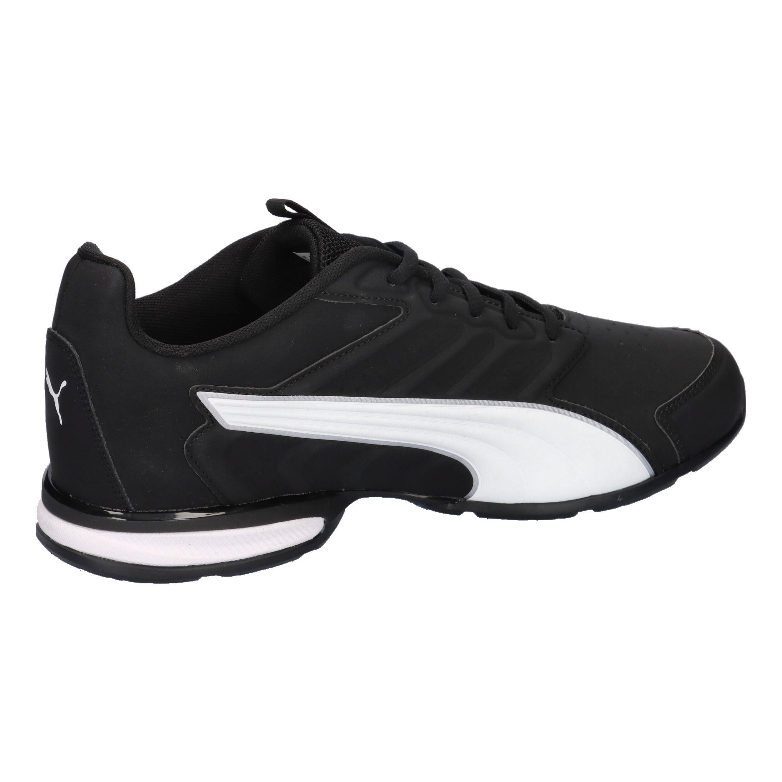 Puma Herren Electro SL Sneaker Turnschuhe 313092 04 Black-White-Puma Silver 15/15
