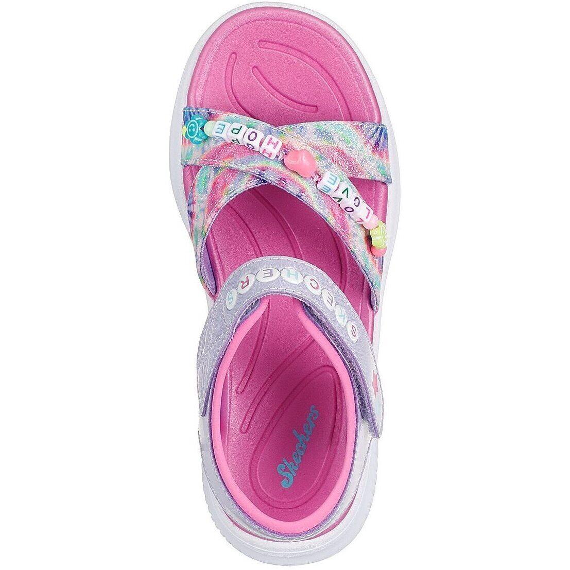 Sandalias Skechers Jumpsters Sandal - Tie Dye Bf, Púrpura, Niños 2/5