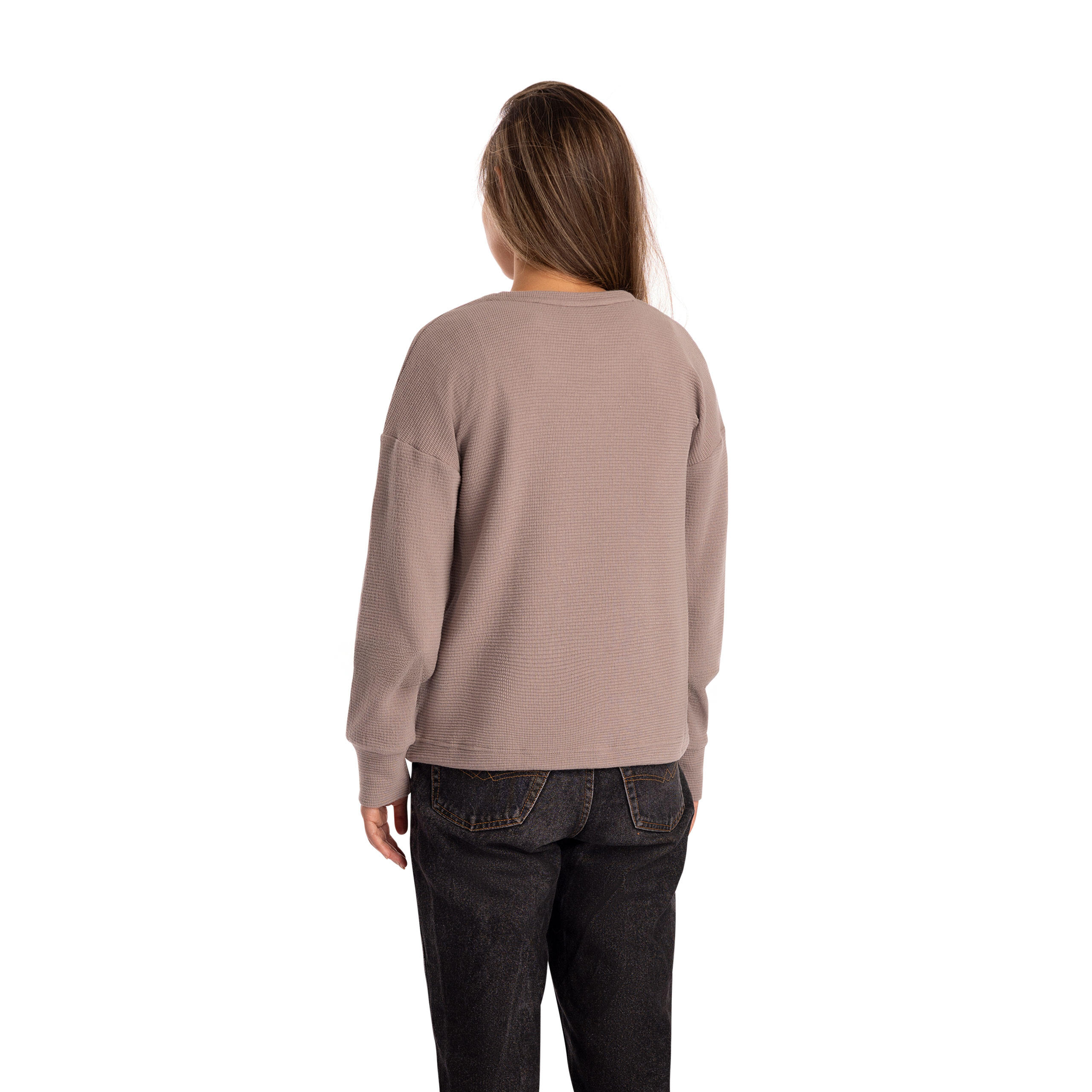 Trespass Silvio - Top donna casual manica lunga Sand 3/5