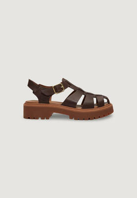 Sportschoenen stst fisherman sandal dames bruin