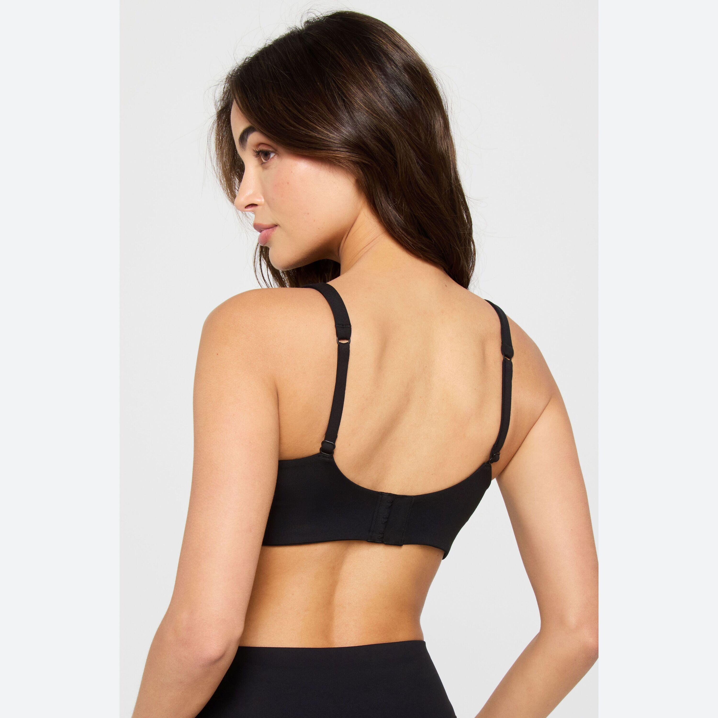Damen Bh Pureluxe Longline Low Impact Bra Mit Haken- Und Ösenverschluss 3/4