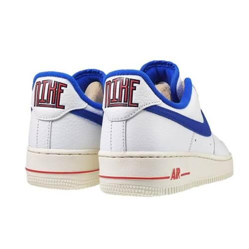 Chaussures universel femmes Nike Air Force 1 07 Lx Summit White hyper Royal 3/4