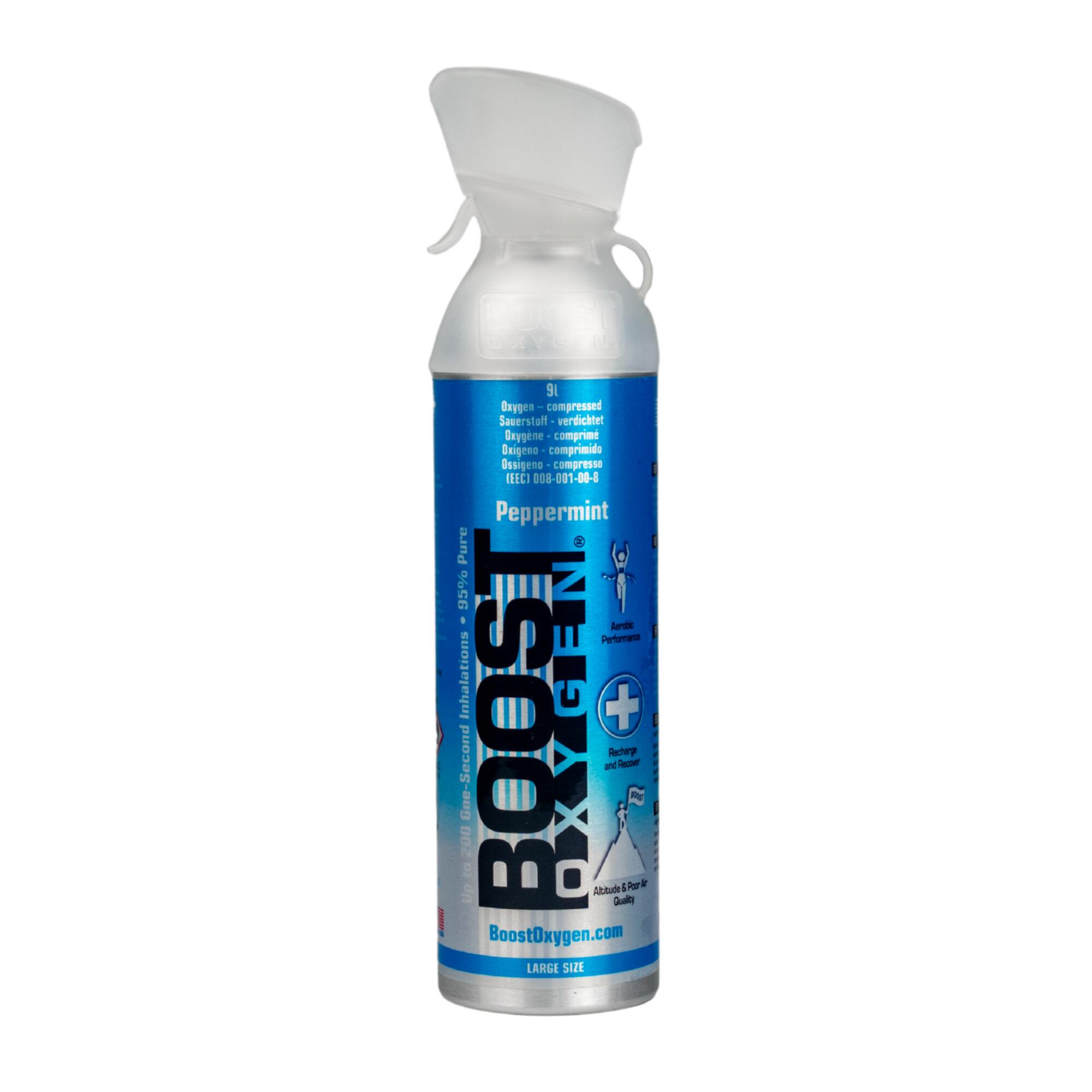 BOOST OXYGEN Doplňkový kyslík v plechovce Peppermint, velký, 9L