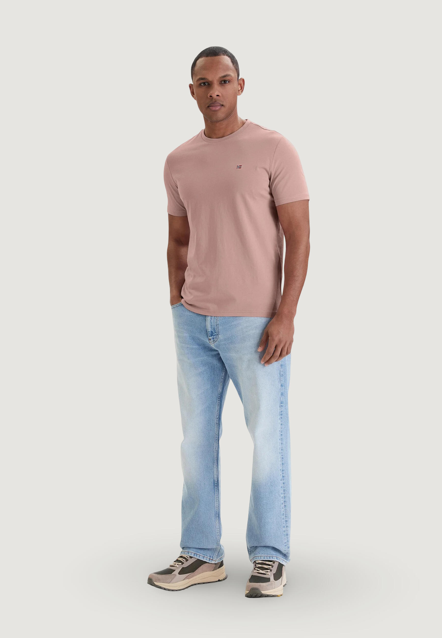 MEN'S Crop Top SALIS SS rosa 2/5