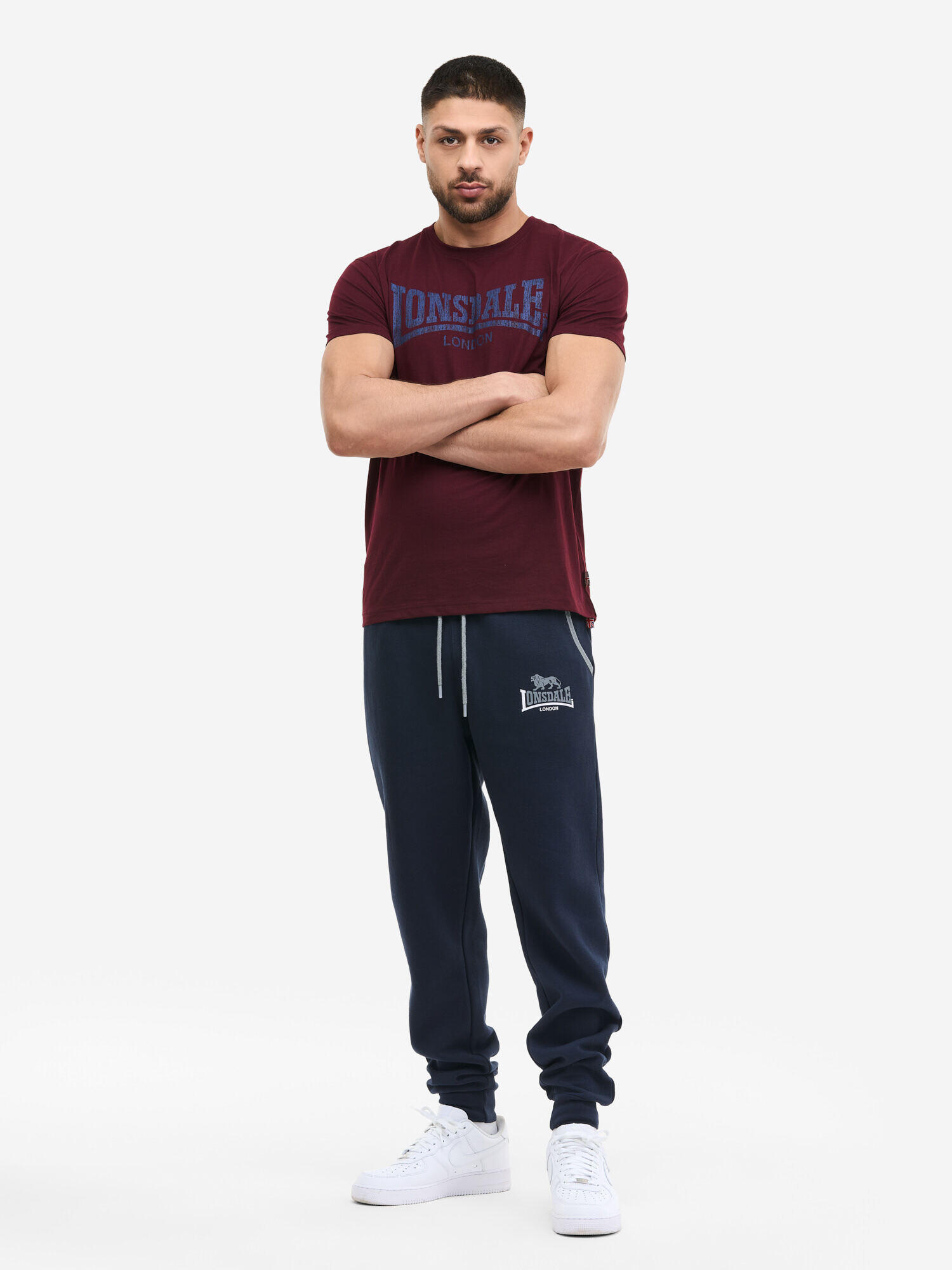 LONSDALE Heren-T-shirt normale pasvorm LOGO KAI 4/6