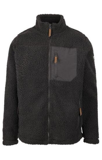 Veste sherpa homme Trespass Buck B - Gris foncé