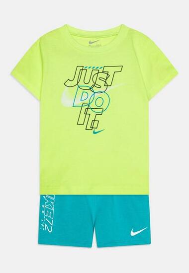 Completo bambino nike just do it - verde/azzurro