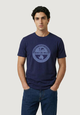 Crop top t-shirt s-mahsa ss heren lichtblauw