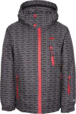 Trespass minor - heren ski-jas tp50 donkergrijs