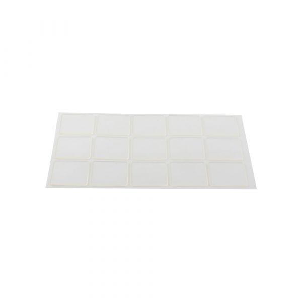 Pads transparents auto-adhésifs HPX, 15 pcs 25 x 25 mm 3/4