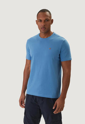 Crop top t-shirt salis ss heren hemelsblauw