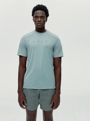 Sportshirt heren volta 2.0 korte mouwen 4 way stretch stof sneldrogend