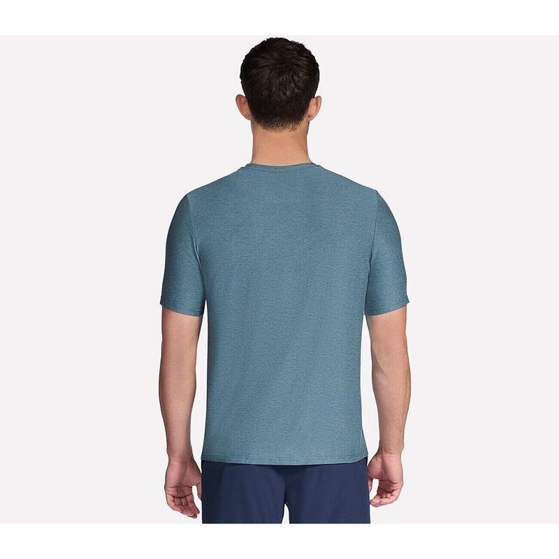 Tricou barbati Skechers GO DRI All Day Tee, Albastru