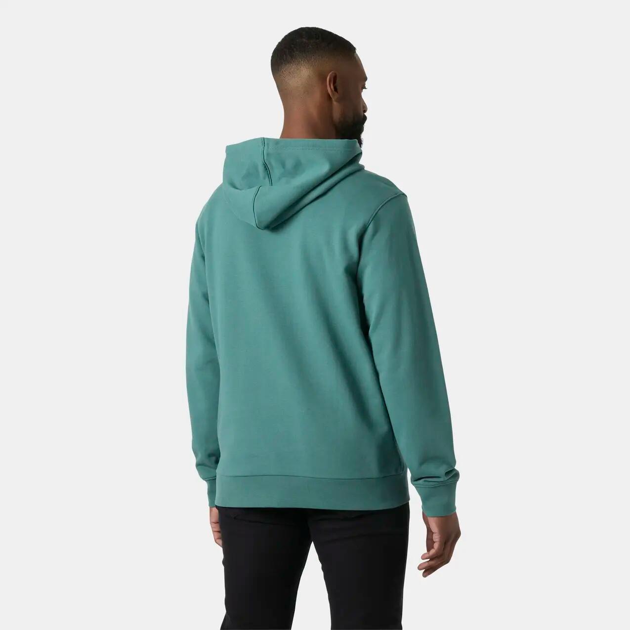 Helly Hansen CORE GRAPHIC SWEAT HOODIE Zwart - Gratis levering | ! - Textiel Capuchon sweaters Heren € 89,99