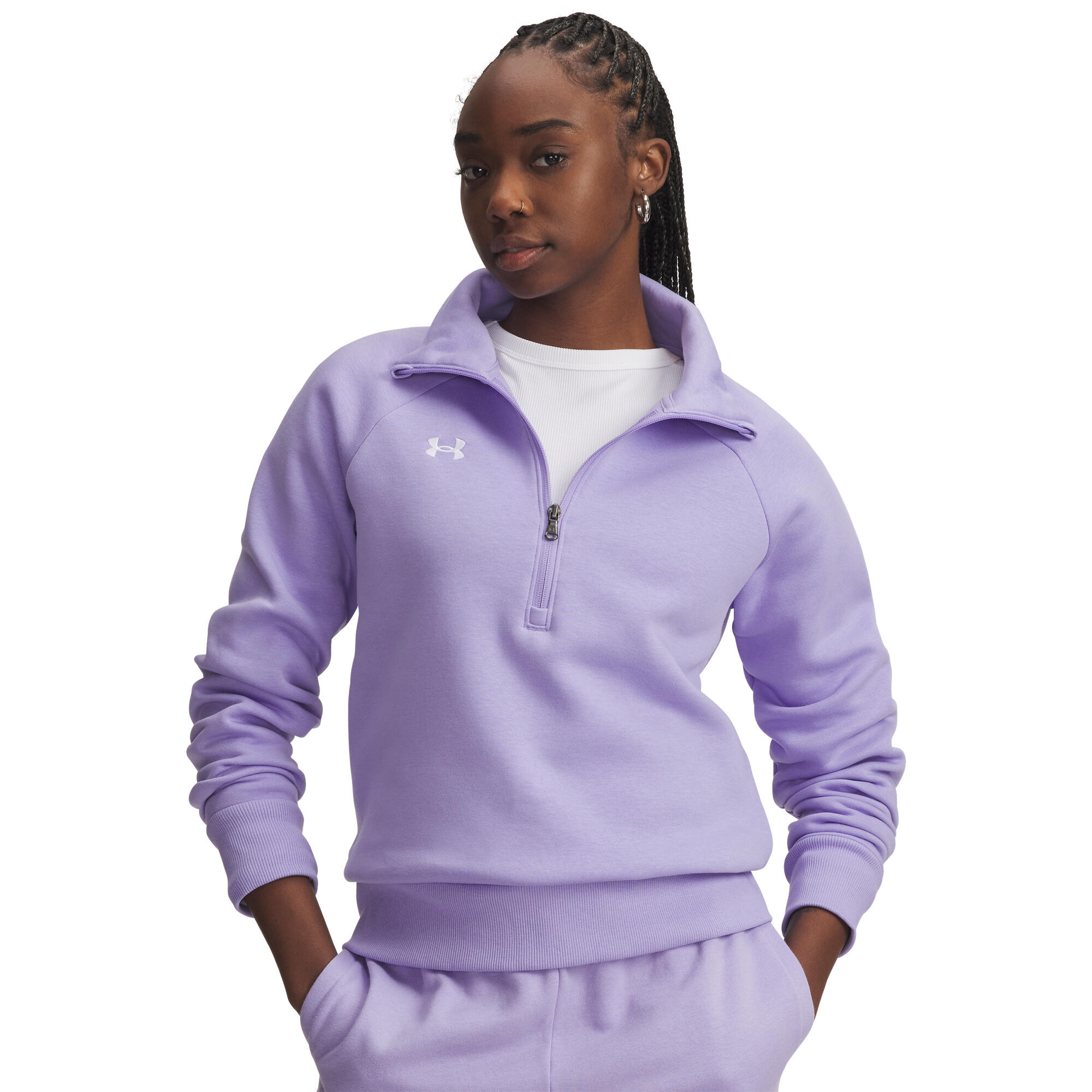 Under Armour Damen Pullover Rival Fleece 1/2-Zip 1379492 7/9