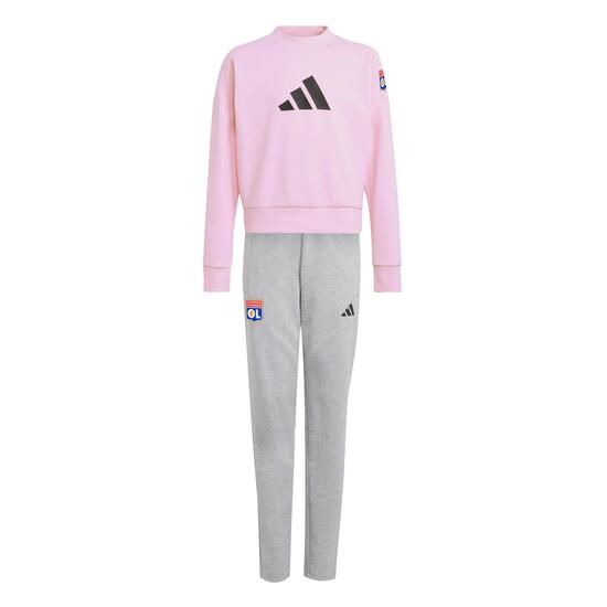 Ensemble de survêtement FI Rose et Gris Fille