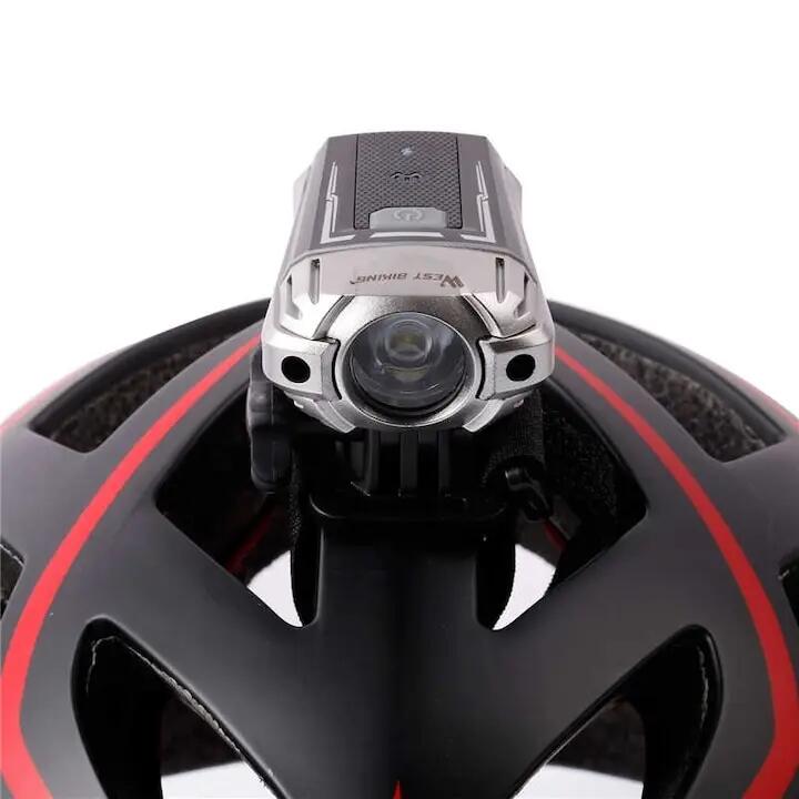 Far bicicleta Carsons casca sau ghidon, reincarcabil USB, 3 moduri 6/6