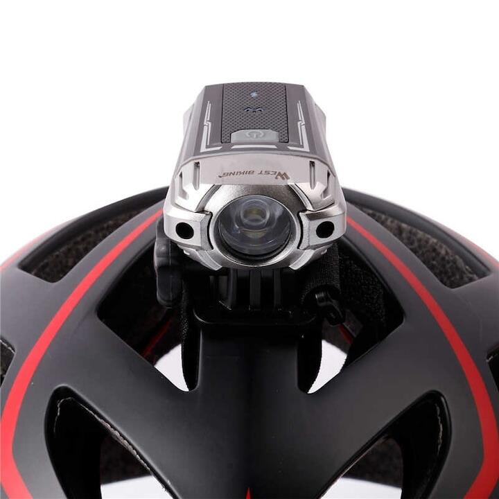 Far bicicleta Carsons casca sau ghidon, reincarcabil USB, 3 moduri