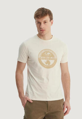 Crop top t-shirt s-mahsa ss heren wit
