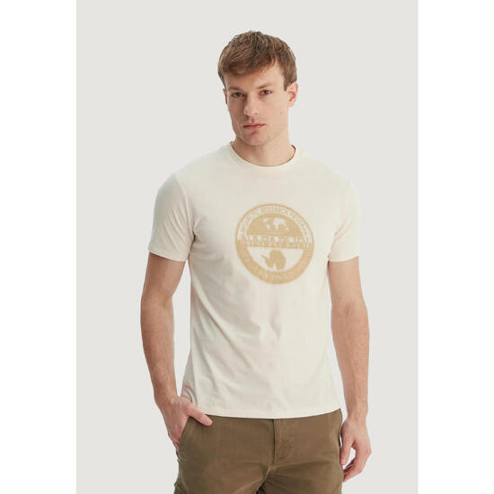 Koszulka crop top Mężczyzna NAPAPIJRI S-MAHSA SS