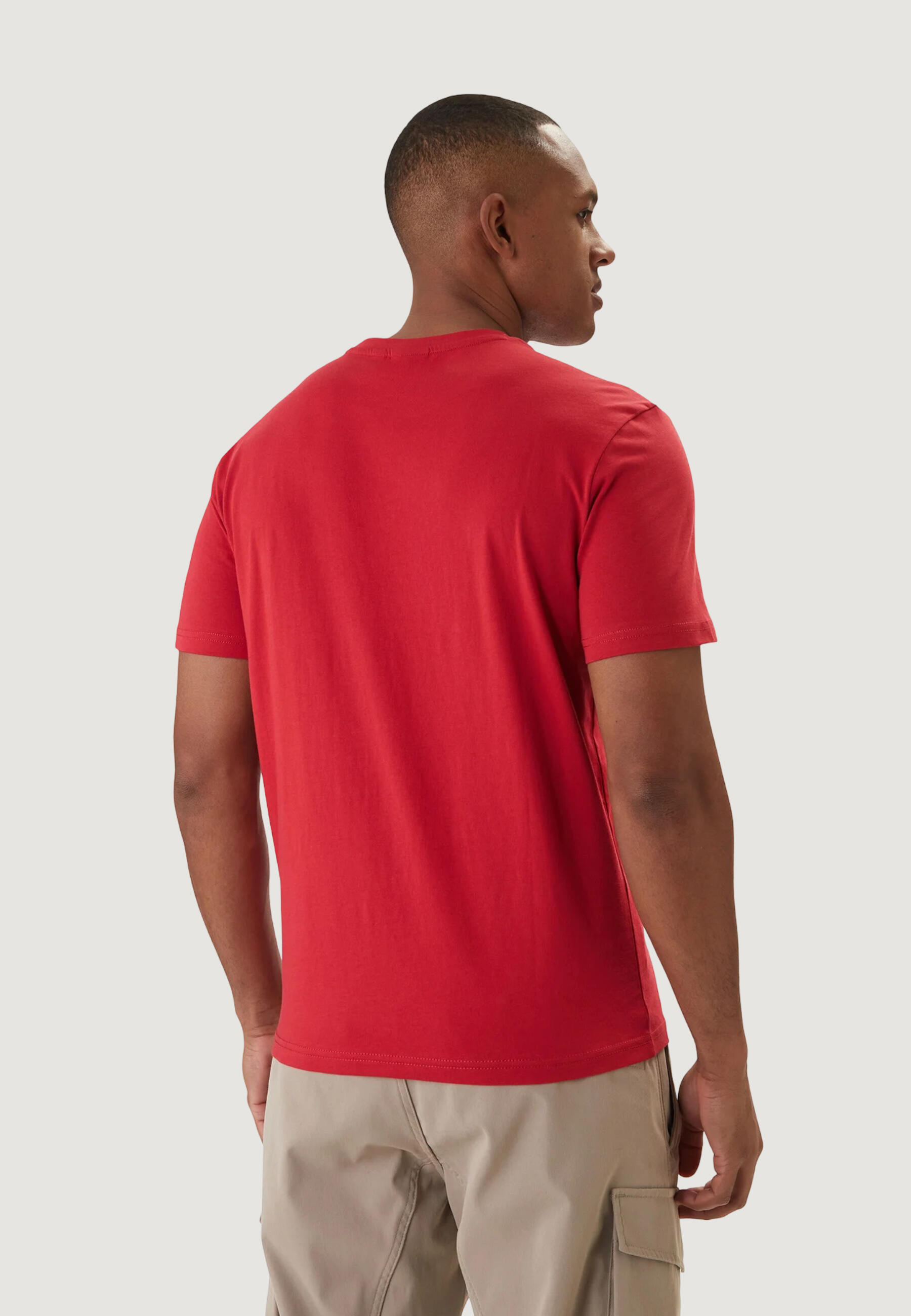 T-shirt maniche corte Uomo SALIS SS Rosso 3/4