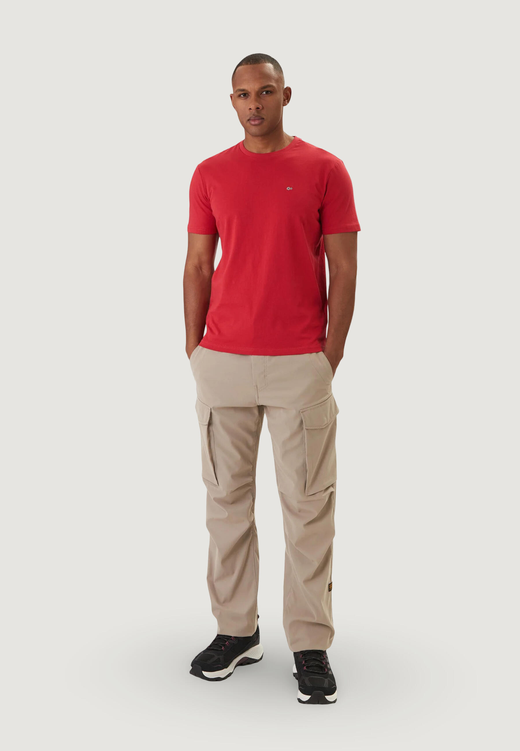 T-shirt maniche corte Uomo SALIS SS Rosso 2/4