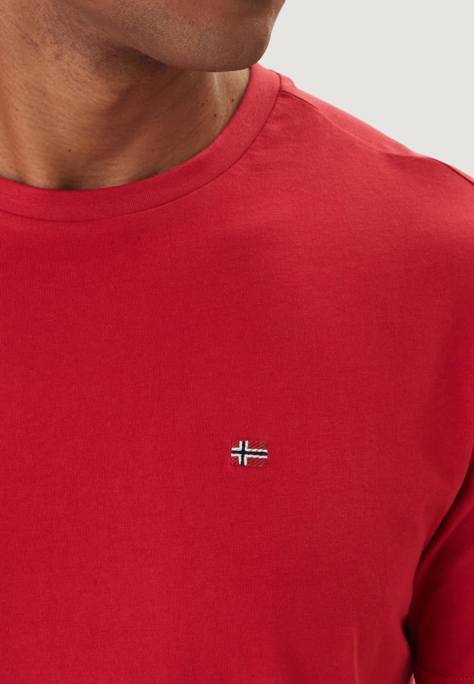 T-shirt maniche corte Uomo SALIS SS Rosso 4/4