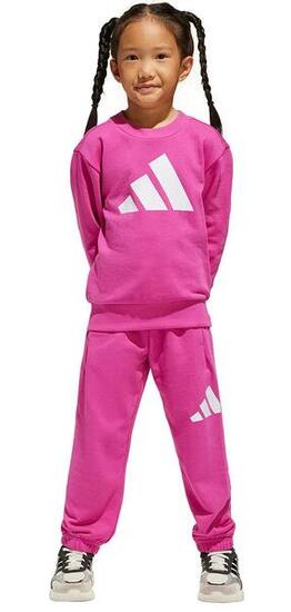 Tuta bambina adidas essentials - fucsia