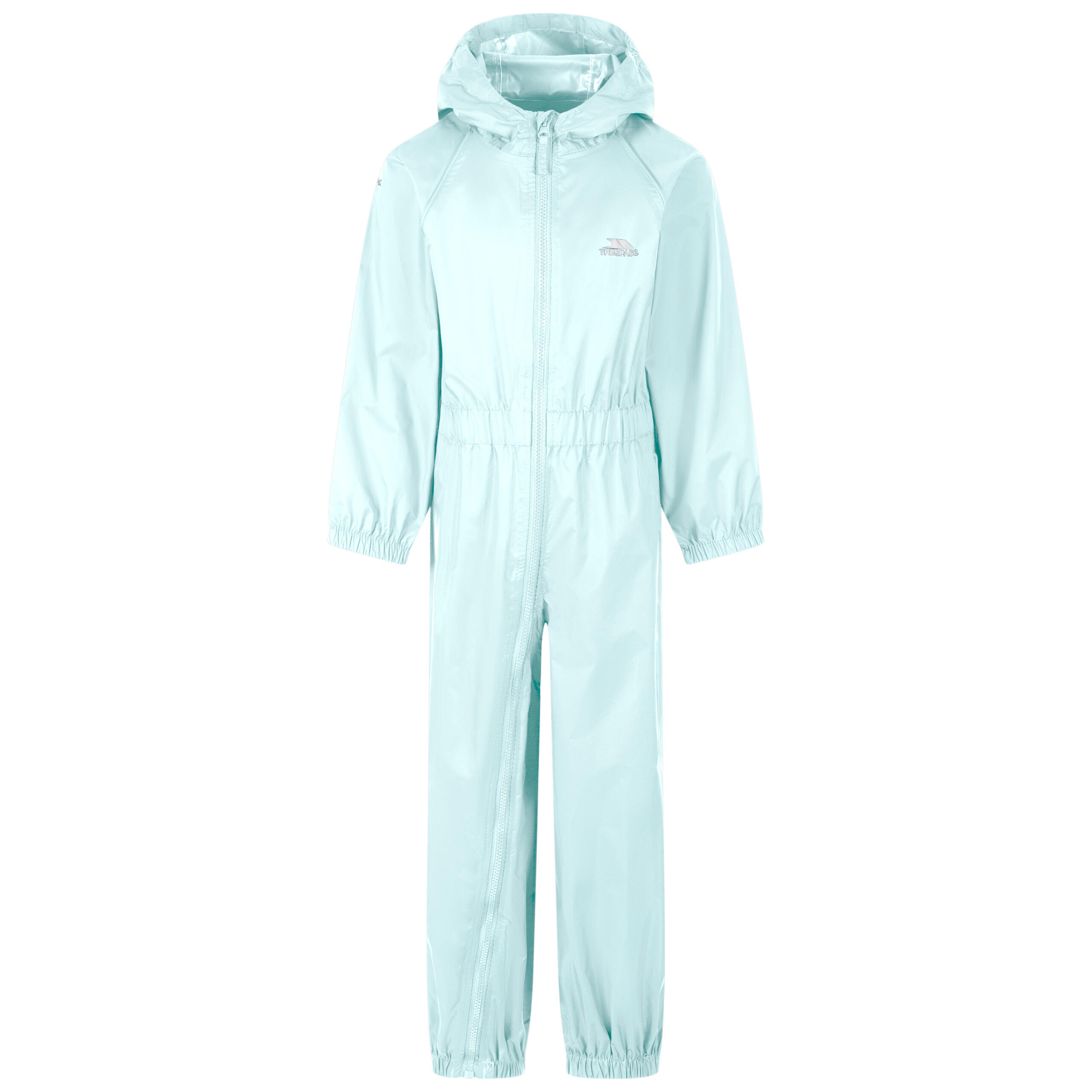Trespass Button – Unisex-Kinderregenanzug, Pale Mint, Größe 3/4 2/5