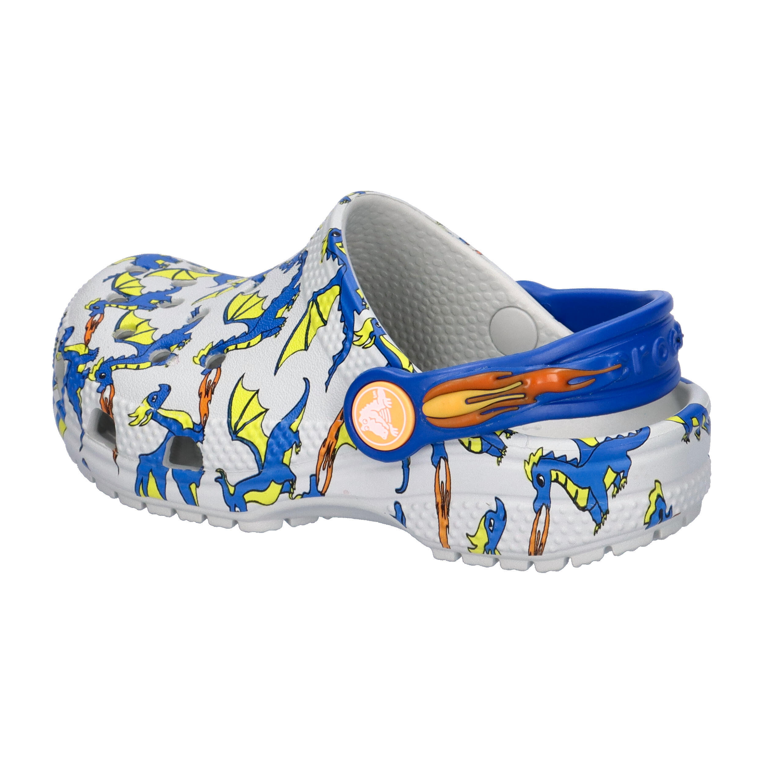 Crocs Kinder Sandale Classic Dragon Graphic Clog T 212514 11/15