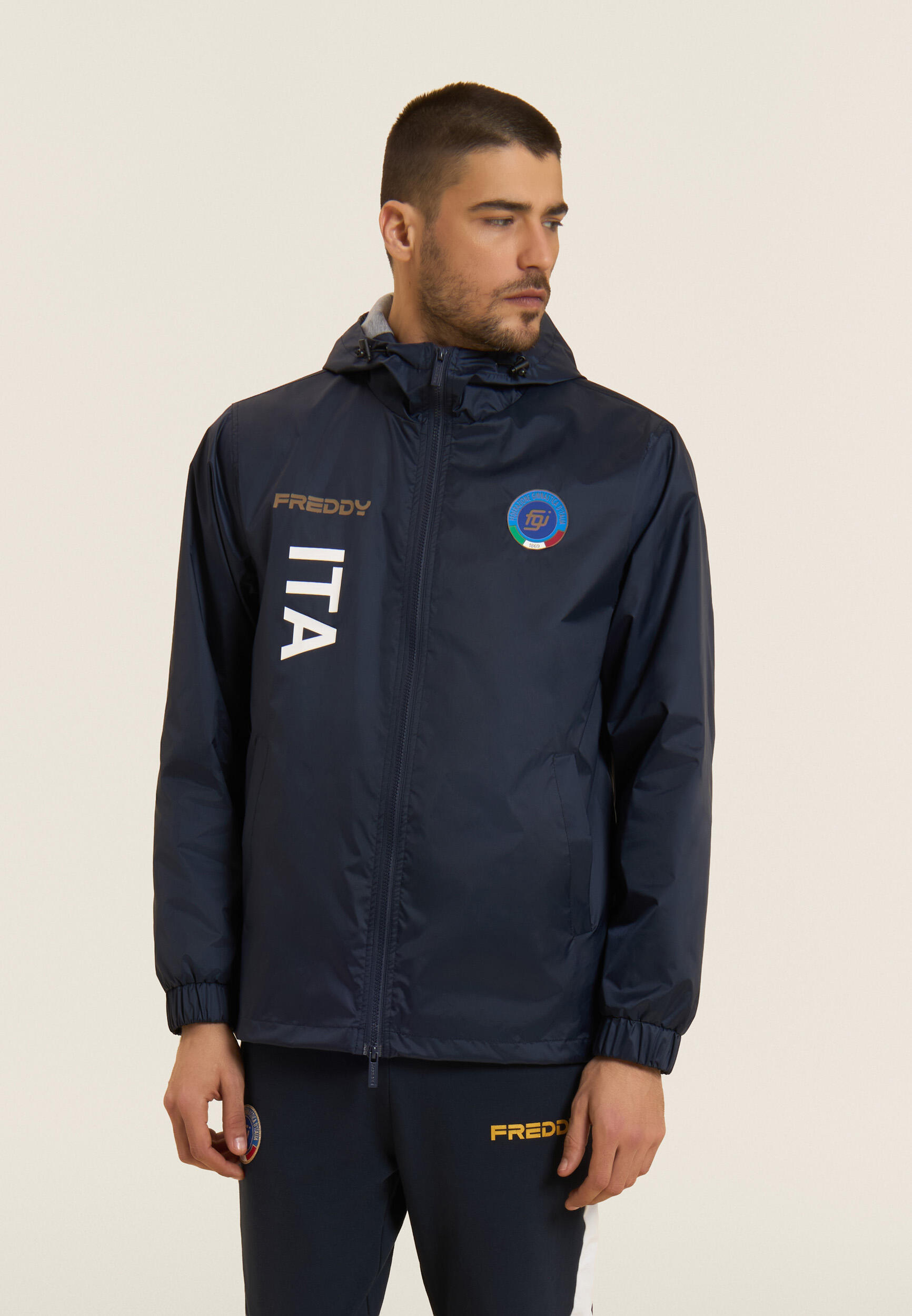 Giacca Impermeabile Unisex Federazione Ginnastica d'Italia 2/5