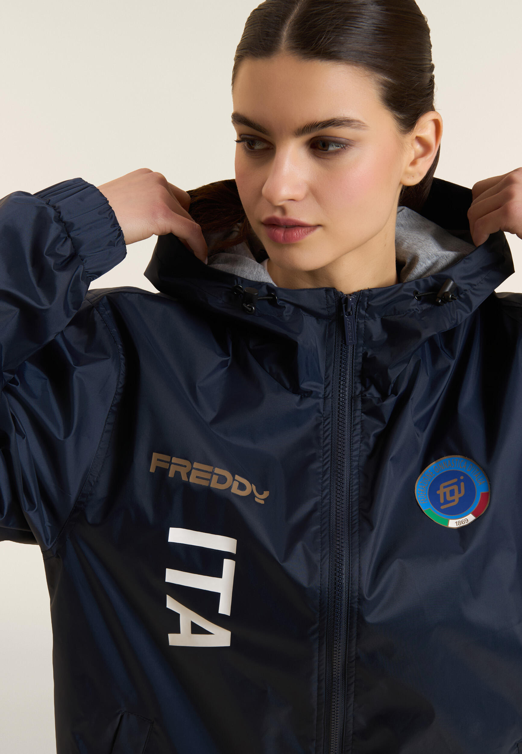 Giacca Impermeabile Unisex Federazione Ginnastica d'Italia 5/5