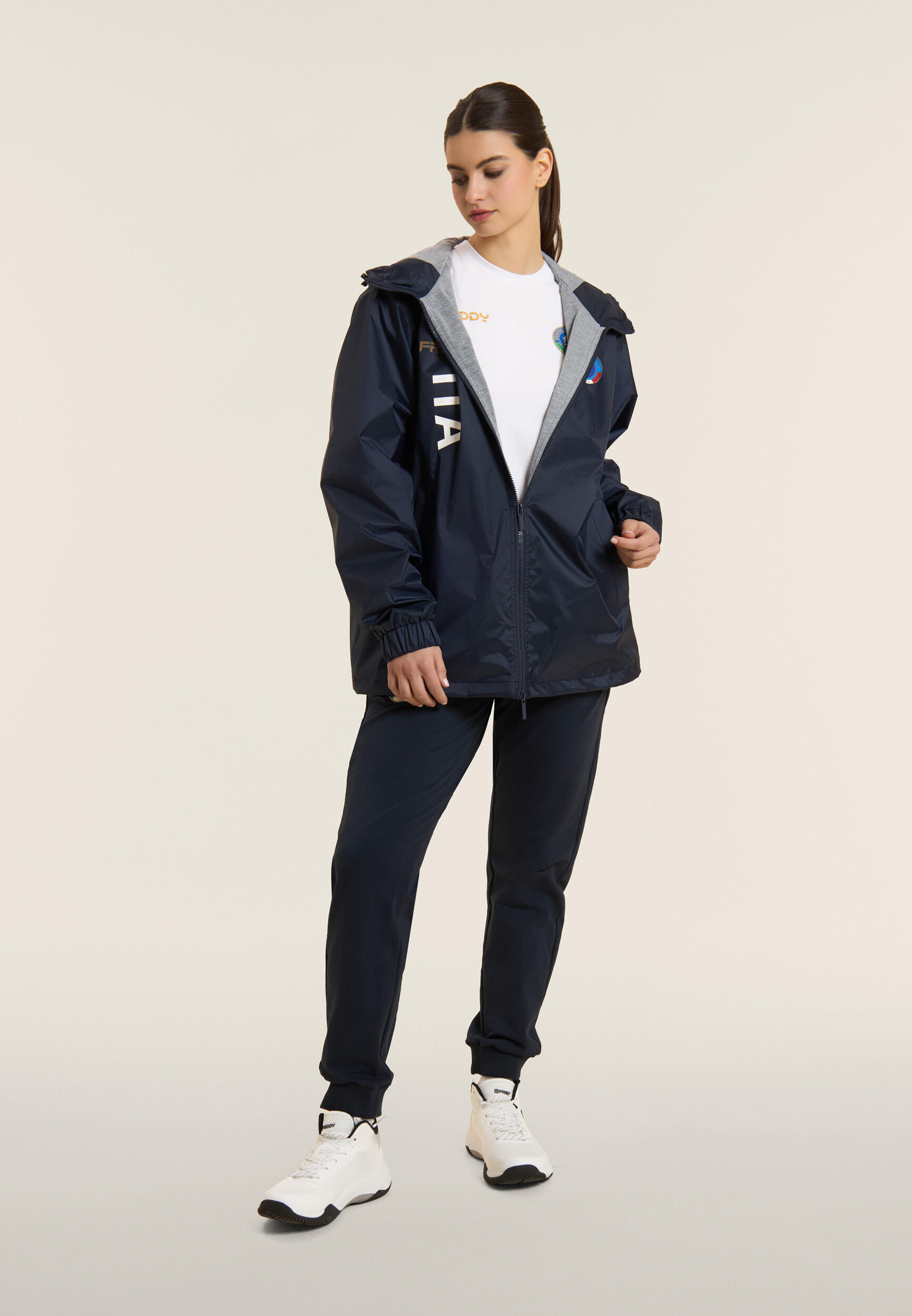 Giacca Impermeabile Unisex Federazione Ginnastica d'Italia 4/5