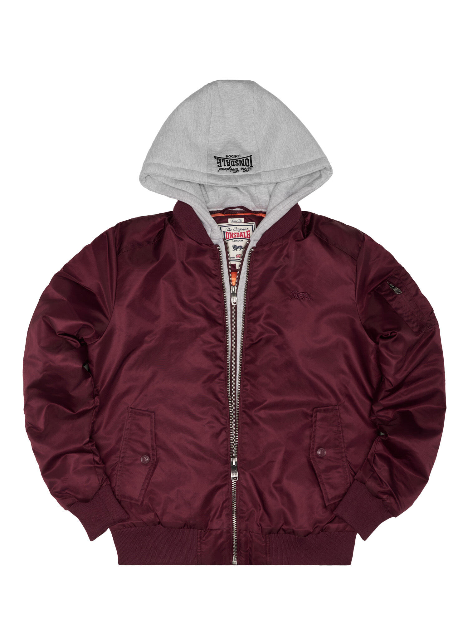 LONSDALE Herren Jacke mit Kapuze schmale Passform CLIFTON ALL SEASONS 2/6