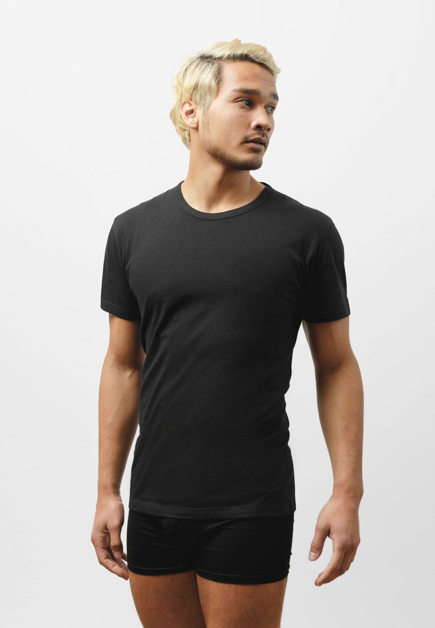 RUNDHALS T-SHIRT EXTRA LANG 3/6