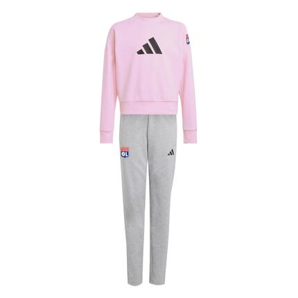 Ensemble de survêtement FI Rose et Gris Fille