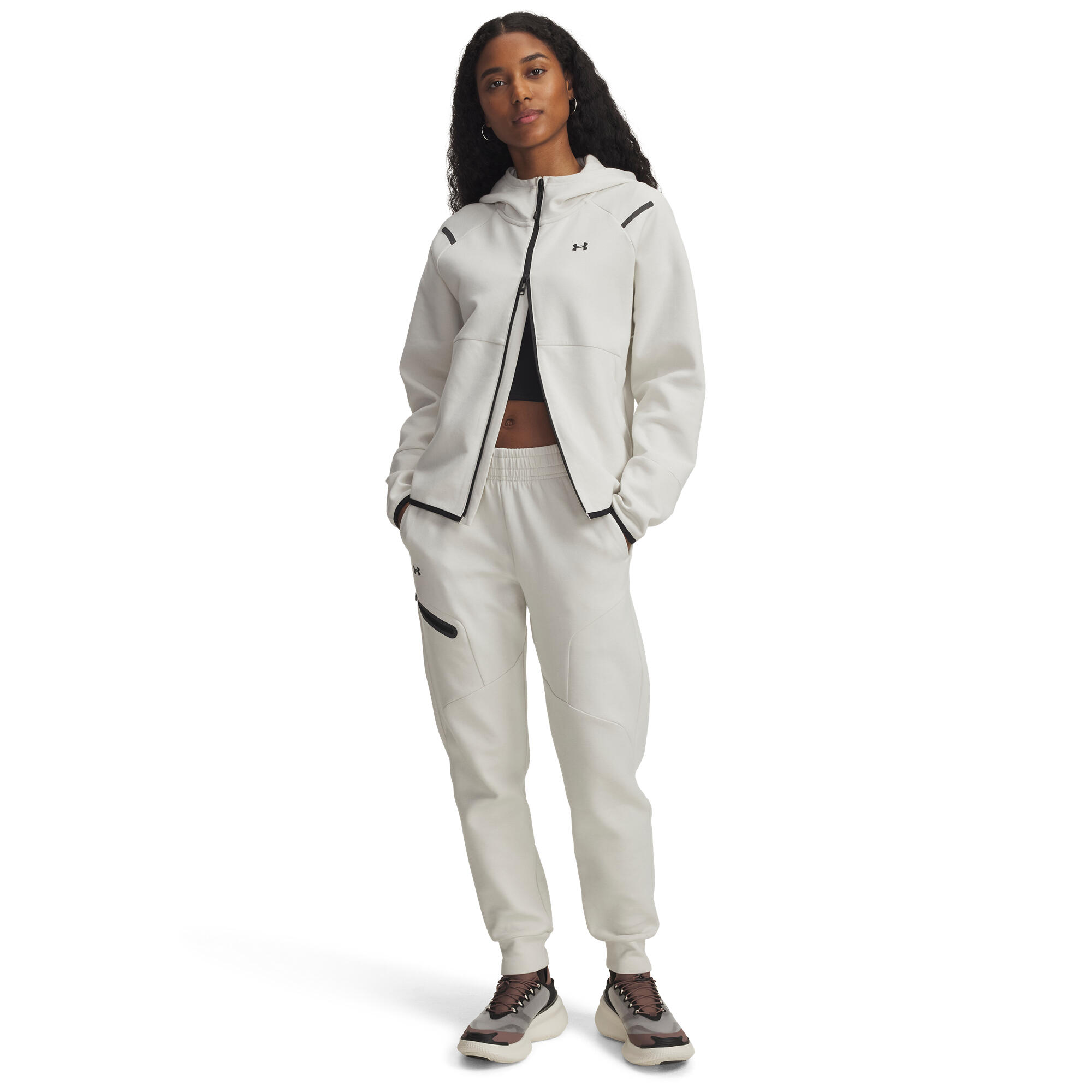 Under Armour Damen Trainingshose Unstoppable Flc Jogger 1379846 3/4