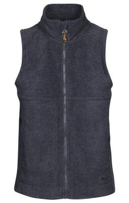 Trespass talkative - fleece gilet voor dames at200 donkergrijs gemêleerd