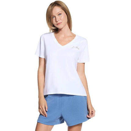 T-shirt Skechers Stride Performance Tee, Blanc, Femmes