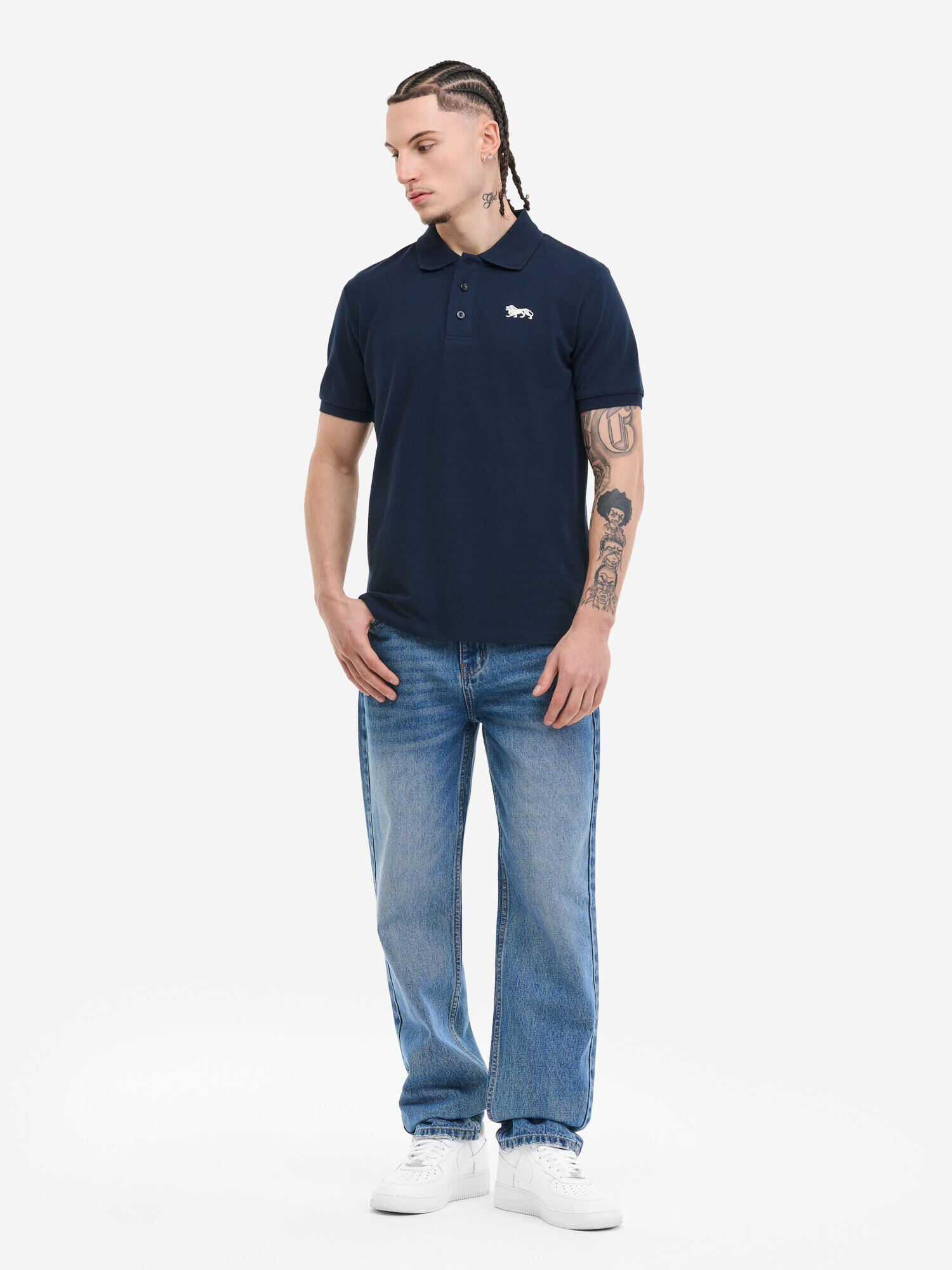 LONSDALE Herren Poloshirt normale Passform WHALTON 4/6